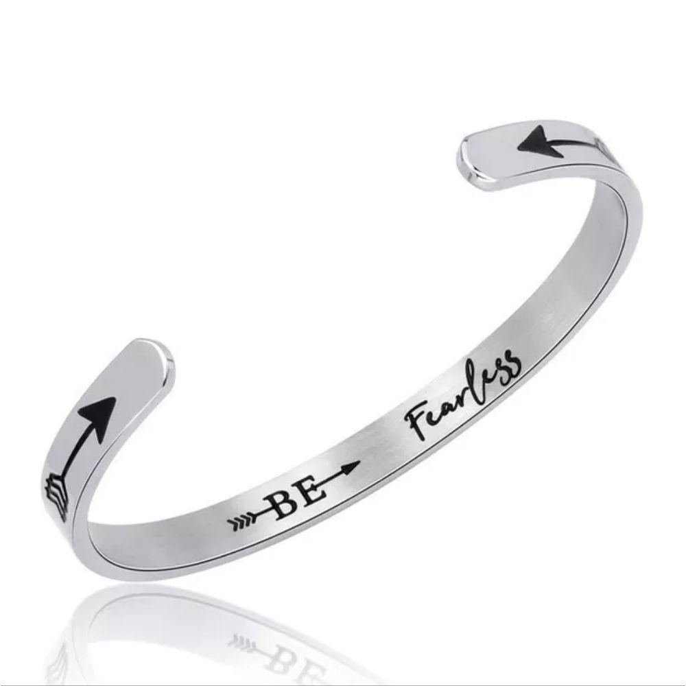 Be Fearless - Stainless Steel Unisex Bracelet
